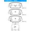 ATE Bremsbelagsatz, Scheibenbremse vorne rechts links für HYUNDAI KIA 58101-A6A20 13.0460-5651.2