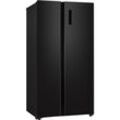 Side by Side Kühlschrank Gefrierkombi 505 l No Frost Black Steel 178 cm Respekta