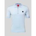 Regular Fit Poloshirt mit Label-Patch Modell 'Sayfong'