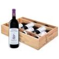 6 x 0,75-l-Flasche Chevalier de Lascombes Margaux AOC trocken, Rotwein 2020- Original-Holzkiste