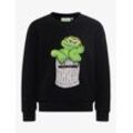 Carlo Colucci Sweatshirt Kinder bedruckt, schwarz