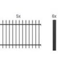 ALBERTS Zaun-Grundset Chaussee, zum Einbetonieren