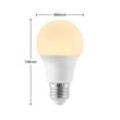 LED-Lampe E27 A60 4,9W 3.000K opal 10er-Set