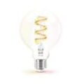 WiZ Tunable White & Color E27 G95 40W - Smarte Filament Lampe - Weiß