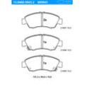 ATE Bremsbelagsatz, Scheibenbremse vorne rechts links für HONDA 45022-SAA-E50 45022-SAA-E51 45022-S04-G00 13.0460-5943.2