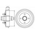 BOSCH Bremstrommel hinten rechts links für FORD 7S611113AA 1213352 1507055 0 986 477 266