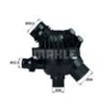 MAHLE Thermostat, Kühlmittel für BMW 7544788 11537544788 7536655 TM 14 97