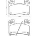 BREMBO Bremsbelagsatz, Scheibenbremse vorne rechts links mit Ausgleichsgewichten für KIA 58101J5A50 58101J5A51 58101J5A55 P 30 113