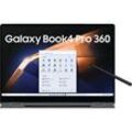 SAMSUNG Galaxy Book4 Pro 360, Notebook, mit 16 Zoll Display Touchscreen, Intel® EvoTM Plattform, CoreTM Ultra 7 155H Prozessor, GB RAM, 512 SSD, Arc® GPU, Moonstone Gray, Windows 11 Home (64 Bit)