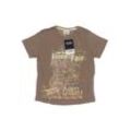 Tom Tailor Damen T-Shirt, braun, Gr. 116