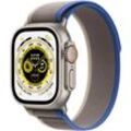 Apple Watch Ultra (GPS + Cellular) 49mm Titaniumgehäuse, Trail Loop grau / blau