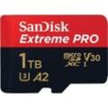 SanDisk Extreme® PRO microSDXC Speicherkarte 1TB mit SD-Adapter