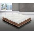 Ilovesleep - Memory Foam Matratze - 22 cm hoch - 5 cm Memory Foam - Orthopädie - 11 Komfortzonen - Elastisch und nicht verformbar - 90x200