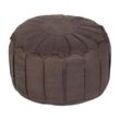 Runder Pouf für das Wohnzimmer, Fußhocker im marokkanischen Stil für den Innenbereich, leichter Pouf mit Füllung aus Polystyrolperlen, Gaming-Pouf