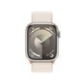 Apple Watch Series 9 (GPS) 41mm Aluminiumgehäuse polarstern, Sport Loop polarstern