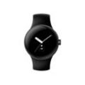 Google Pixel Watch (Wi-Fi) - 41mm in Matte Black mit Sportarmband in Obsidian