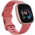 Fitbit Versa 4 Fitness-Smartwatch, Sand/Copper Rose