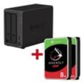 Synology DiskStation DS723+ 2 Einschübe NAS-Server Leergehäuse + 2x Seagate Ironwolf SATA 3.5" HDD 8TB Festplatte