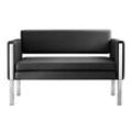 Bisley Sofa Schwarz Holz ONLYC2ZS0901