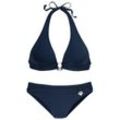 S.OLIVER Set: Triangel-Bikini 'Tonia' blau Gr. 34 Cup C/D. Mit Zierperlen. Ohne Bügel
