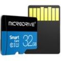 Kinsi - microSD 32GB- Geeignet für Überwachungskameras, Fahrrekorder, Mobiltelefone und Tablets