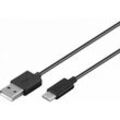 Usb-c™ charging and sync cable, 3 m, black - suitable for devices with a usb-c™ port, black (59124) - Goobay