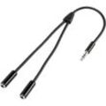 SP-7870032 Klinke Audio Anschlusskabel [1x Klinkenstecker 3.5 mm - 2x Klinkenbuc - Speaka Professional