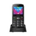 HALO C Mobiltelefon 2,2"-Display, 1900 mAh, Dual Sim, 0,3 Mpx Kamera, 2G Schwarz