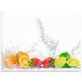 Artland Küchenrückwand Fruchtig erfrischend gesund Fruchtmix, (1-tlg), Alu Spritzschutz mit Klebeband, einfache Montage, bunt