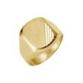 Siegelring FIRETTI "Schmuck Geschenk Gold 333 Herrenring Goldring" Fingerringe Gr. 19, Gelbgold 333, 4 mm, gelb (gelbgoldfarben) Herren