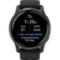 GARMIN Garmin Venu 2 Smartwatch Polymer Silikon, 135-200 mm, Schwarz