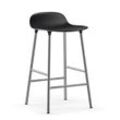 Normann Copenhagen - Form Barhocker H 65 cm, Chrom / schwarz