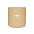 Design Letters - AJ Favourite Porzellan Becher, papa / beige