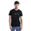 Icebreaker Merino 150 Tech Lite III T-Shirt Peak Glow - Mann - Black - Größe XL