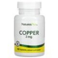 Natures Plus, Copper - 3mg - 90 Tabletten [4.300,01 EUR pro kg]