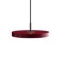 UMAGE - Asteria Mini LED-Pendelleuchte, schwarz / ruby red