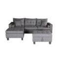 Sofa Rom Grau