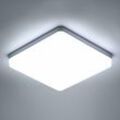 Carré -led -Deckenleuchte 36W, IP44 6500K led -Deckenlampe, led -Deckenlampe 5400 lm, Deckenleuchte für Badezimmer, Wohnzimmer, Küche, Schlafzimmer,