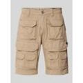 Regular Fit Cargoshorts mit Label-Detail Modell 'BATTLE SHORT'