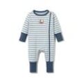Baby-Pyjama - Blau/Gestreift - Baby - Gr.: 50/56