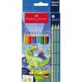 FABER-CASTELL Colour Grip Buntstifte farbsortiert, 13 St.