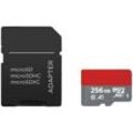 Trade Shop - 256GB MicroSDXC Speicherkarte mit A1-Spezifikation 150mb/s kompatibel mit GoPro Hero 4, 5, 6, 7, 8, 9, 10, 11 Black Action Cam Kamera