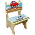 Teamson Kids - Fantasy Fields Kinder Transportation Kids Holz-Time-Out-Stuhl Jungen W-9942A - Mehrfarbig