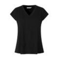 Masai Kurzarm T-shirt Damen Viskose, schwarz