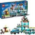 LEGO City 60371 Hauptquartier der Rettungsfahrzeuge Bausatz, Mehrfarbig