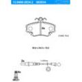 ATE Bremsensatz-Vorderachse Bremsensatz, Scheibenbremse vorne rechts links voll 238mm für RENAULT DACIA 7711130036 7701208265 7700704705 IJF1419W31