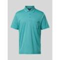 Regular Fit Poloshirt mit Allover-Muster