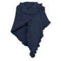 Moschen-Bayern Pashmina Poncho Damen Strick Wolle Trachtenumhang Cape Winterumhang Stola