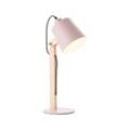 BRILLIANT Lampe Swivel Tischleuchte rosa matt 1x A60, E27, 30W, geeignet für Normallampen (nicht enthalten) Mit Schnurzwischenschalter