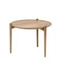 Design House Stockholm - Aria Beistelltisch high, Ø 60 x 46 cm, Eiche